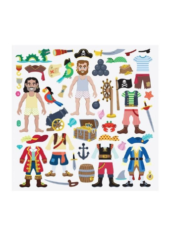 Набор для творчества Объемные наклейки Пираты (MD9102) Melissa&Doug (249597268)