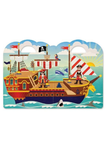Набор для творчества Объемные наклейки Пираты (MD9102) Melissa&Doug (249597268)