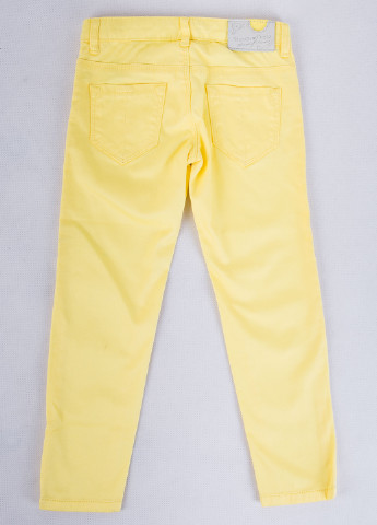 Желтые демисезонные зауженные джинсы Silvian Heach