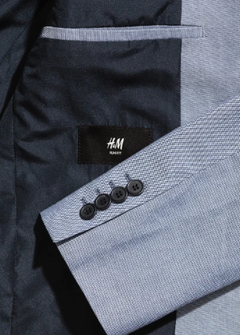 Піджак,синій-білий, H&M (256276212)