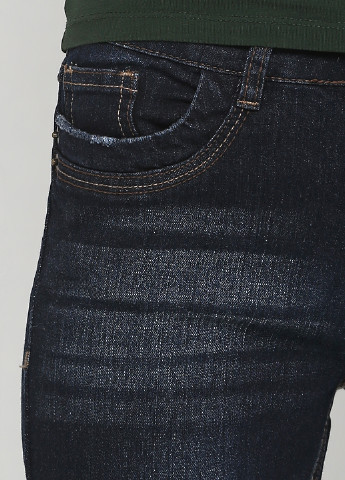 Темно-синие демисезонные прямые джинсы Colours