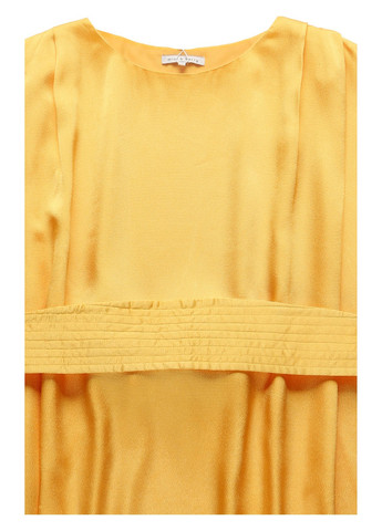 Желтое кэжуал платье а-силуэт MINT&BERRY однотонное