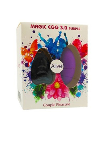 Віброяйце Magic Egg 3.0 Purple з пультом ДУ, на батарейках Alive (251954185)