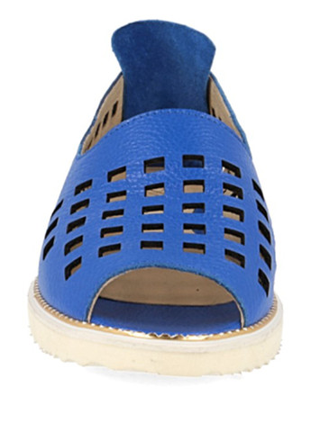 Туфлі Mariani піп-тое однотонні сині кежуали