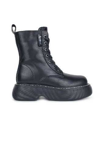 Стильні жіночі зимові черевики чорні шкіряні Berkonty (251198563)