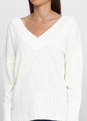 Молочный демисезонный джемпер пуловер Missguided