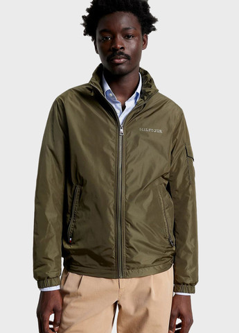 Оливкова (хакі) демісезонна куртка Tommy Hilfiger