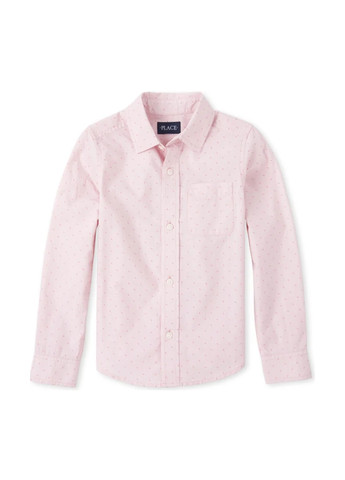 Светло-розовая кэжуал рубашка с рисунком The Children's Place