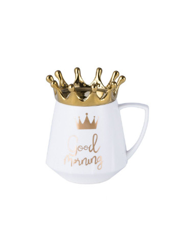 Кружка с крышкой Good morning 6821 350 мл No Brand (253669099)
