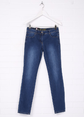 Синие демисезонные скинни джинсы JBC