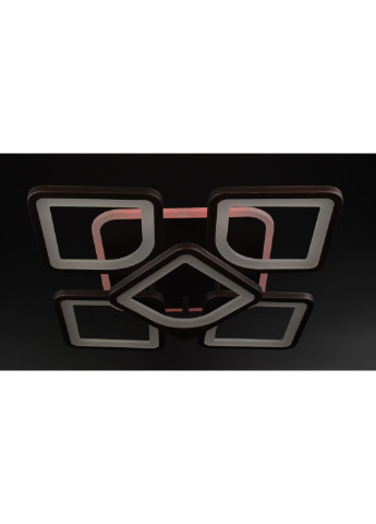 Люстра стельова LED з пультом A2281/4+1S-RGB-cf Коричневий 11х40х40 см. Sunnysky (253629664)