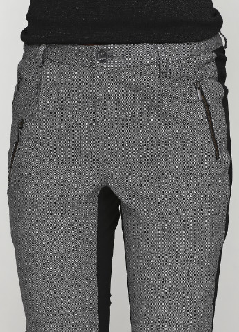 Серые кэжуал демисезонные брюки Karen by Simonsen