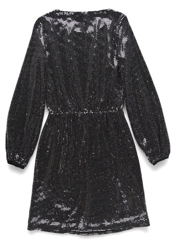 Черное кэжуал платье а-силуэт STUDIO ID однотонное