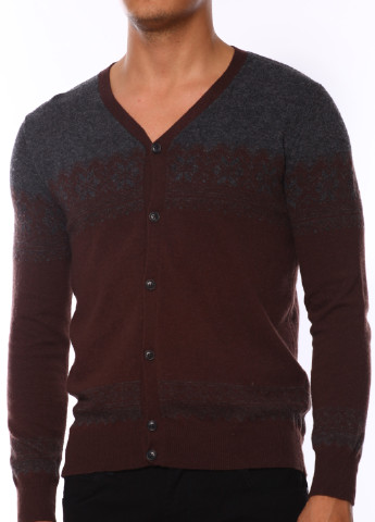 Коричневый демисезонный свитер пуловер Colin's