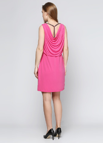 Рожево-лілова коктейльна сукня Morgan однотонна