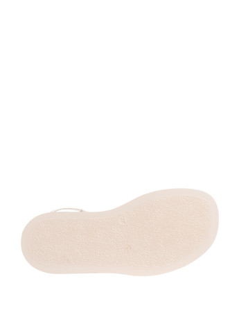 Светло-бежевые босоножки Bizoni с ремешком со стразами