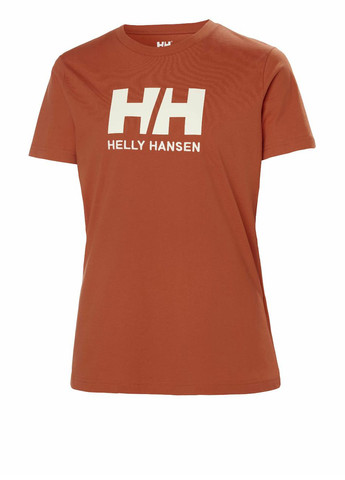 Футболка 34112-179 Helly Hansen Logo T-shirt W Terracotta 2023 at Ekosport - (318417424)