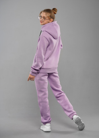 Бузковий зимовий спортивний костюм з написами Sinthia (210694175)