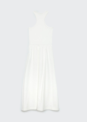 Білий кежуал сукня сукня-майка Stradivarius однотонна