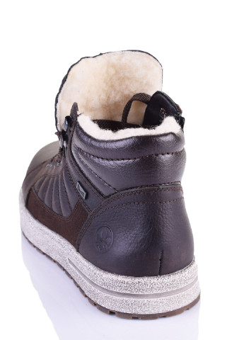 Коричневые зимние ботинки Rieker