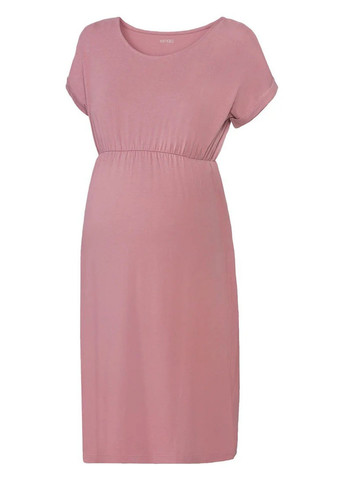 Рожево-коричнева кежуал сукня для вагітних а-силует Esmara однотонна