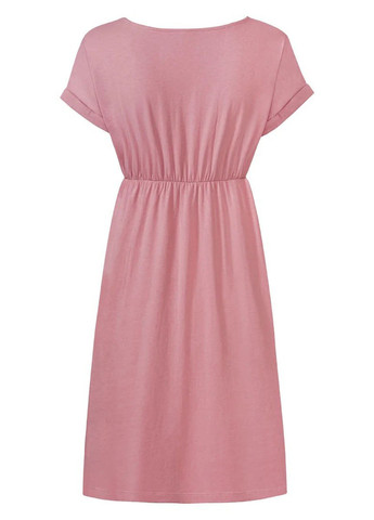 Рожево-коричнева кежуал сукня для вагітних а-силует Esmara однотонна