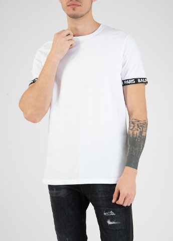Біла футболка Balmain