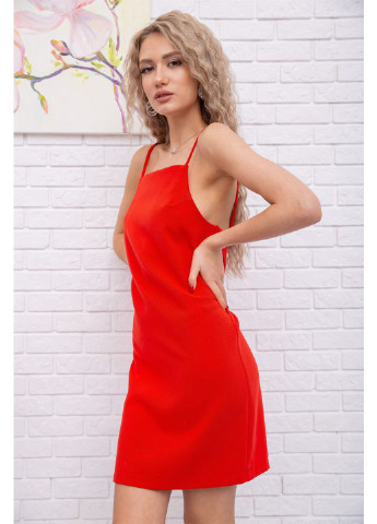 Червона коктейльна сукня з відкритою спиною Ager однотонна