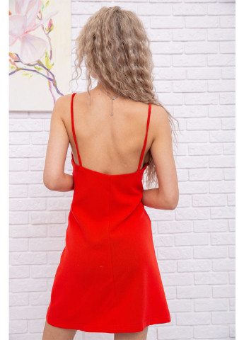 Червона коктейльна сукня з відкритою спиною Ager однотонна