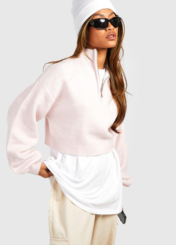 Светло-розовый демисезонный джемпер джемпер Boohoo