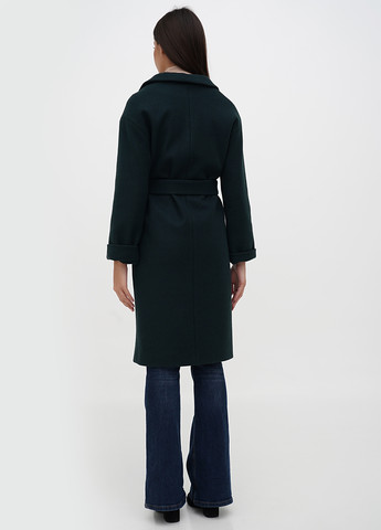 Темно-зеленое демисезонное Пальто однобортное Ruta-S