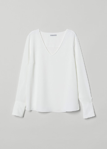 Белая демисезонная блуза H&M