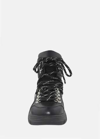 Зимние ботинки rf2066 черный Favi из натуральной замши