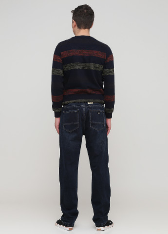 Темно-синие зимние прямые джинсы DSQATARD