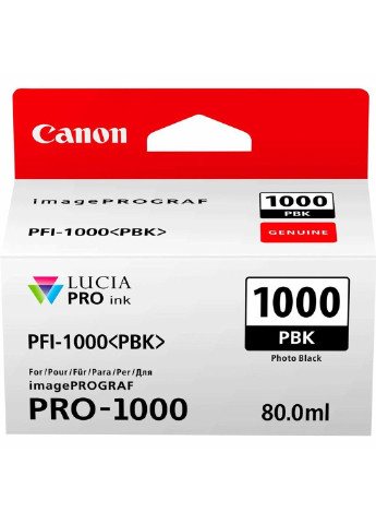 Картридж (0546C001) Canon pfi-1000pbk (photo black) (247617049)