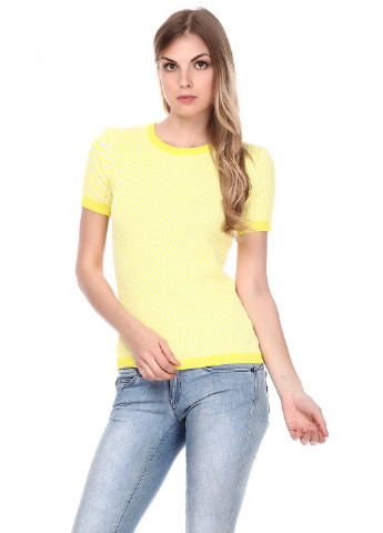 Желтая летняя футболка Folgore Milano