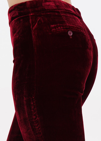 Бордовые кэжуал демисезонные клеш брюки Ralph Lauren