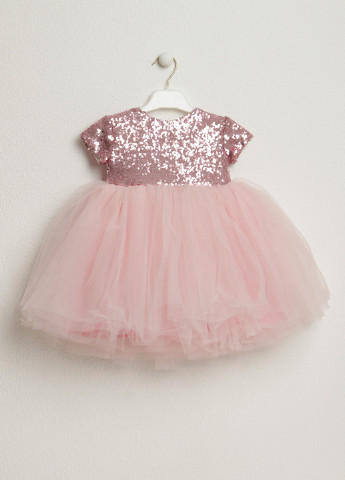 Розовое платье Mini Queenie (81866746)