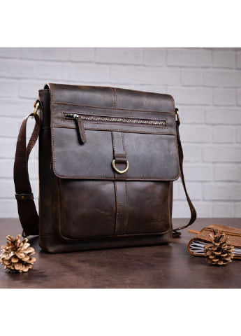 Чоловіча шкіряна сумка 28х32х9 см Shvigel (229460631)