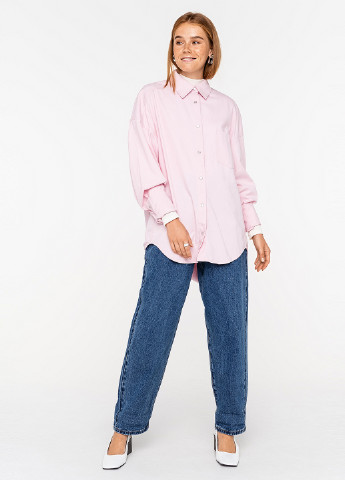 Розовая джинсовая рубашка befree