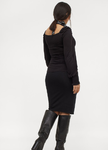 Чёрная блуза для кормящих H&M