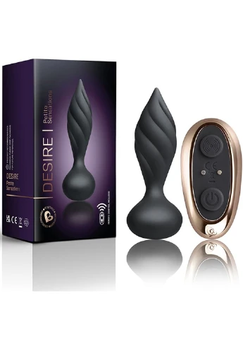 Анальная вибропробка Rocks Off Petite Sensations – Desire Black Rocks-Off (254785232)
