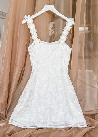 Білий кежуал сукня SHEIN однотонна