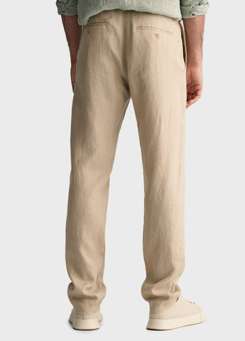 Бежевые кэжуал летние прямые брюки Gant