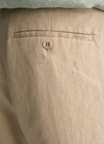 Бежевые кэжуал летние прямые брюки Gant