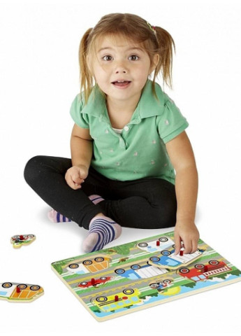 Розвиваюча іграшка Melissa & Doug Пазл Вгадай машинку (MD19051) Melissa&Doug Пазл Угадай машинку (203983674)