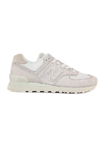 Кроссовки 574 New Balance белые демисезоны (256006747)