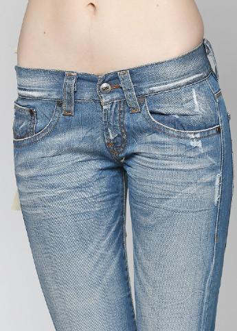 Джинси Sexy Woman однотонні сині джинсові