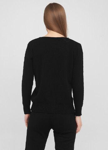 Черный демисезонный пуловер пуловер C`est Monique