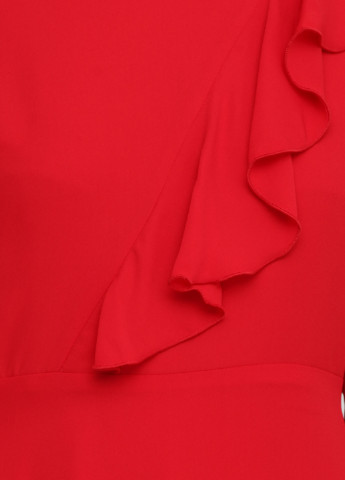 Красное кэжуал платье клеш By Very однотонное